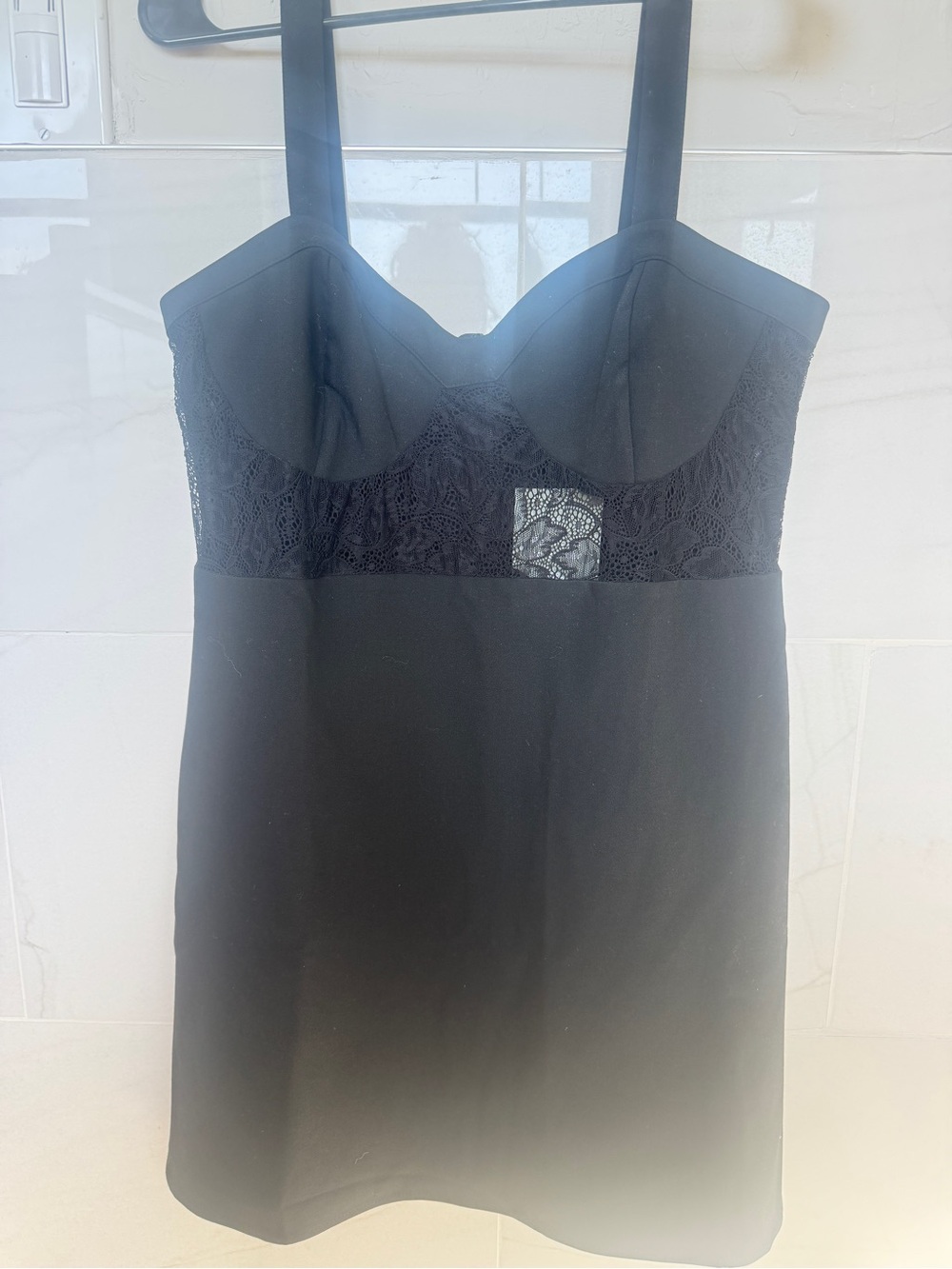 H&M Black Lace Bust Dress